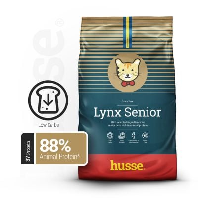 Lynx Senior | Ushqim i plotë, pa drithëra për macet e moshuara
