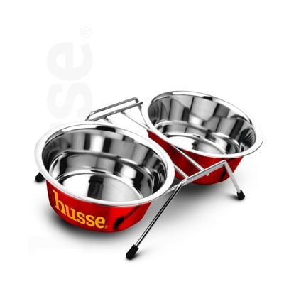 Double Diner | Një enë me dy tasa të lëvizshëm, prej çeliku inoks